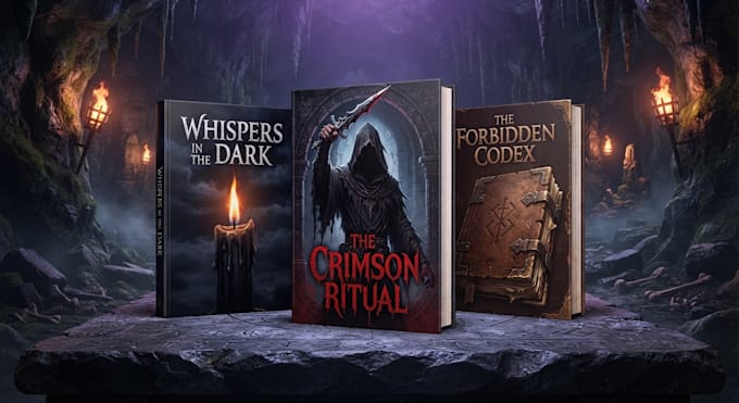 create a stunning scifi book cover and ebook design