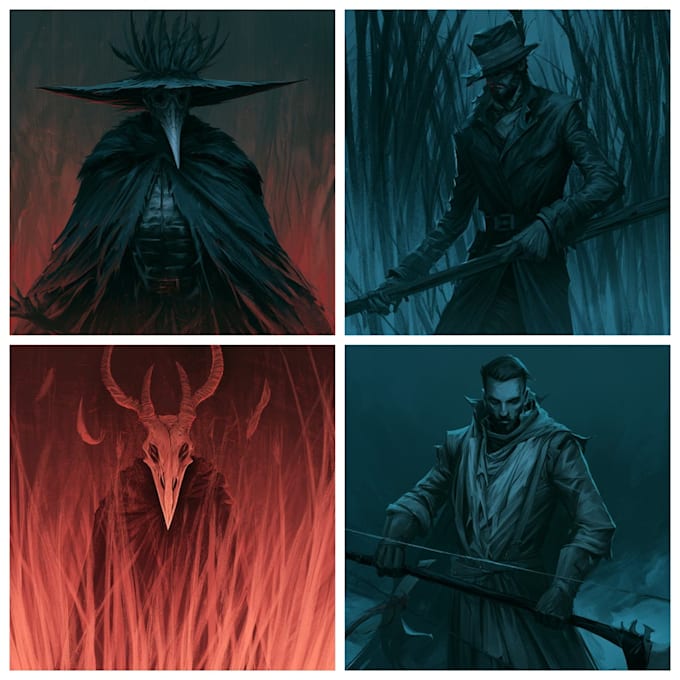 paint your dark fantasy creature