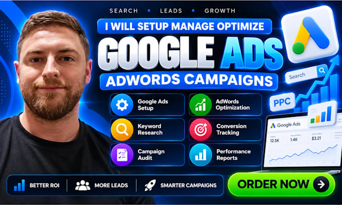 setup manage optimize google ads adwords campaigns