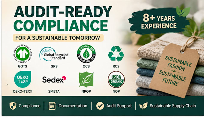provide textile compliance and audit support