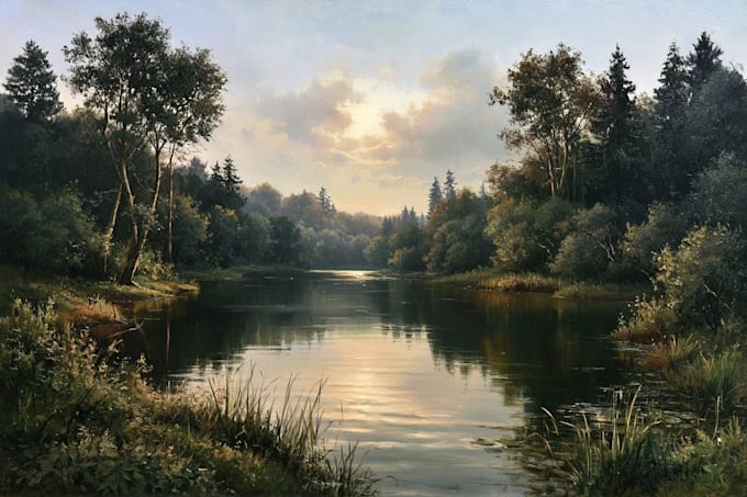 landscape oil painting art