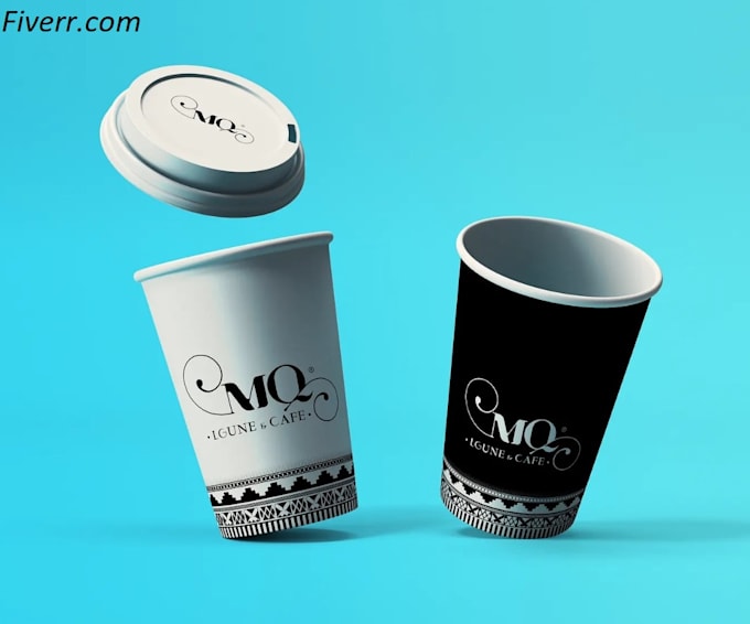 design coffee cup, ice cream, paper cup and packaging