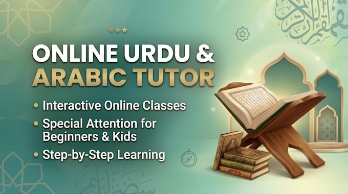 tutor urdu arabic islamic studies tajweed and english