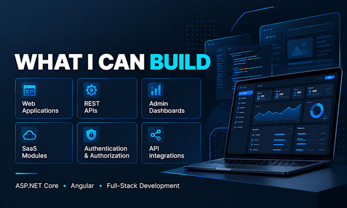 build a full stack web application with aspnet core and angular