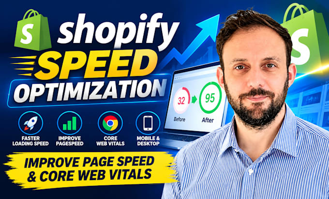 optimize shopify store speed, improve pagespeed and core web vitals