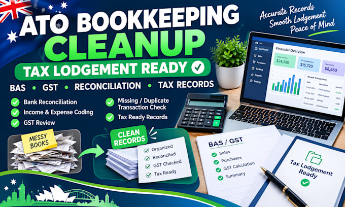 fix ato bookkeeping records before your tax lodgement