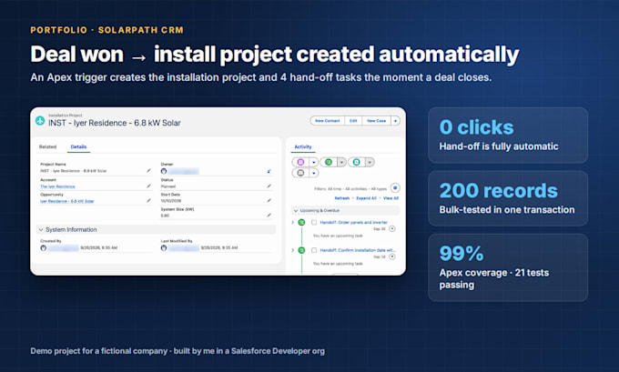 build salesforce flow and apex automation