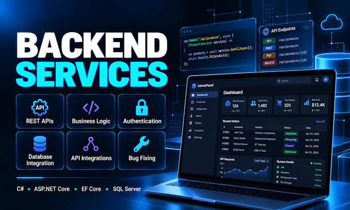 build a secure asp net core rest API and backend