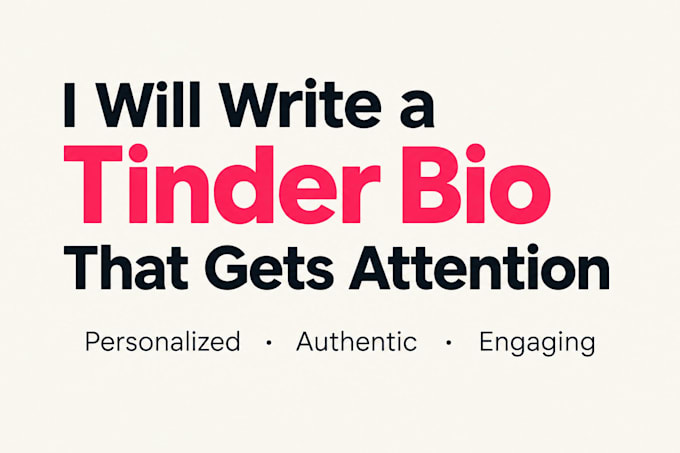do tinder bio for your business