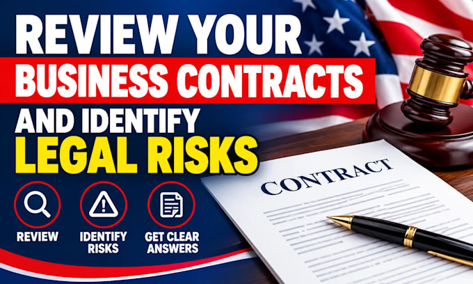 review your business contracts and identify legal risks