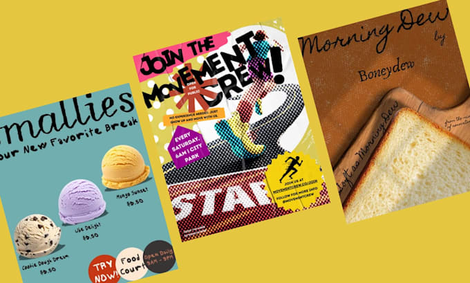 design canva poster that aint look like templates