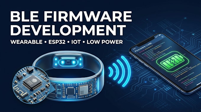 low power ble firmware wearable health sensor development battery optimization