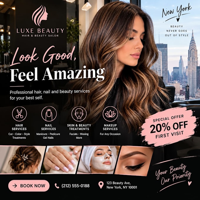create professional food advertisements for your business