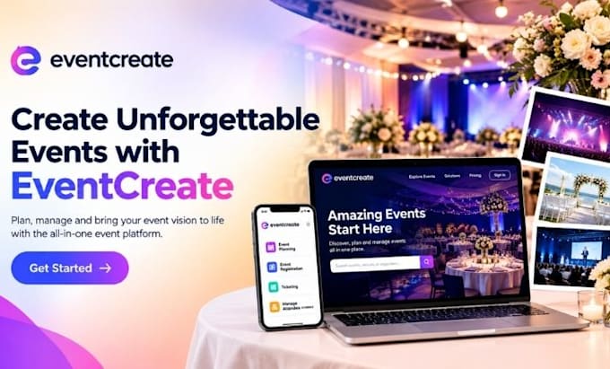 setup eventcreate website design eventcreate setup eventcreate event website