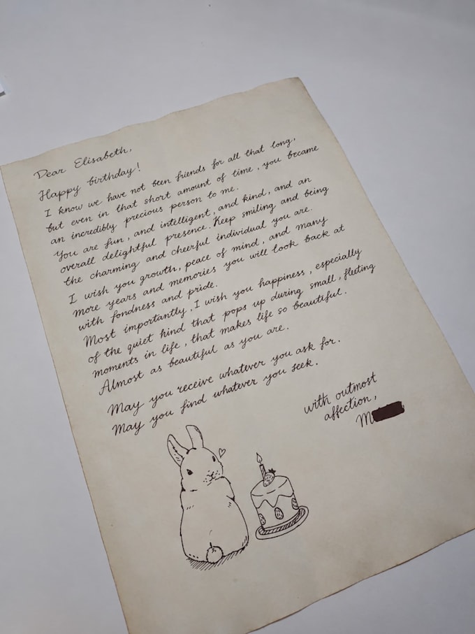 write anything with my beautiful handwriting