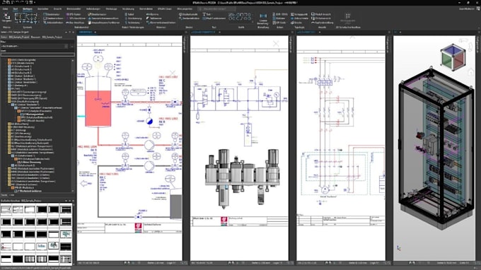 design industrial electrical and automation schematics in eplan electric p8