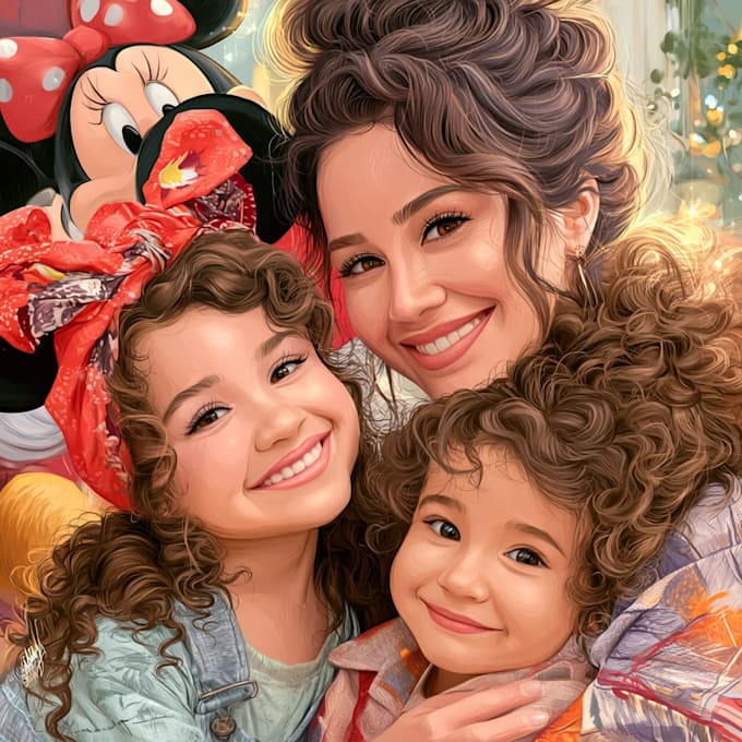 disney realistic portrait from disney portrait