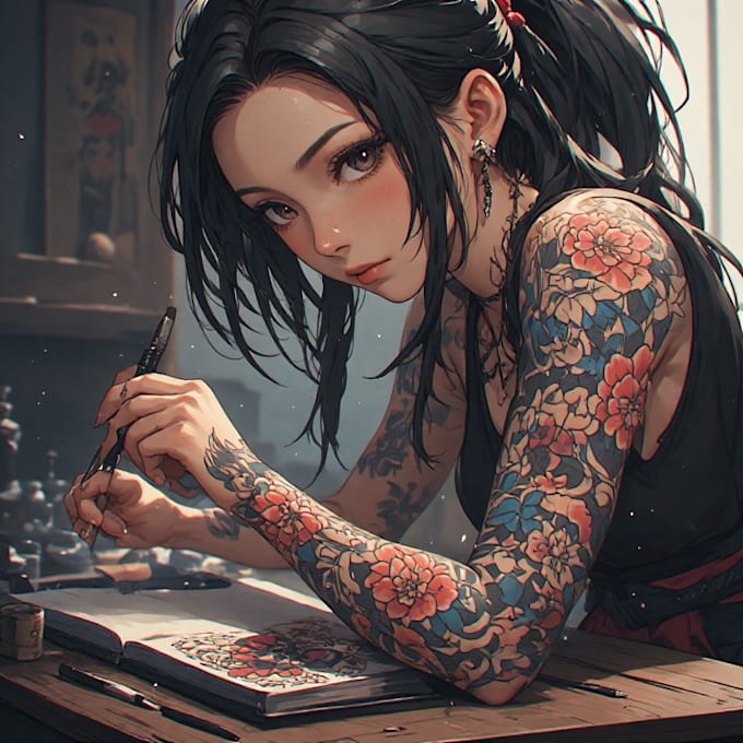 design professional creative tattoo design