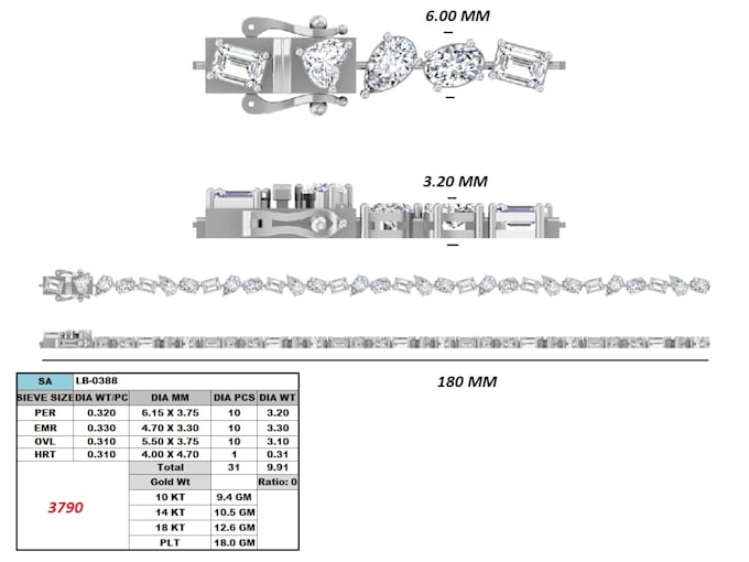 create professional jewelry cad models for manufacturing