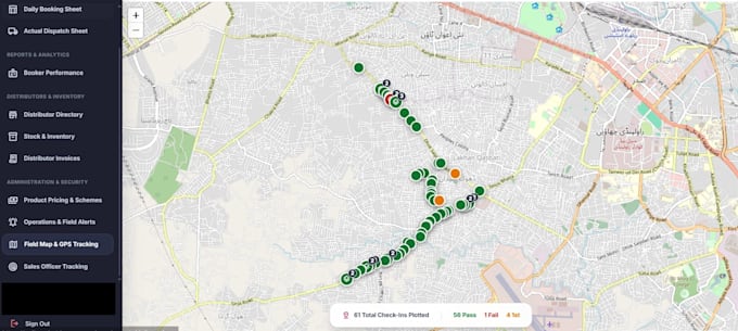 build a custom field sales management web app