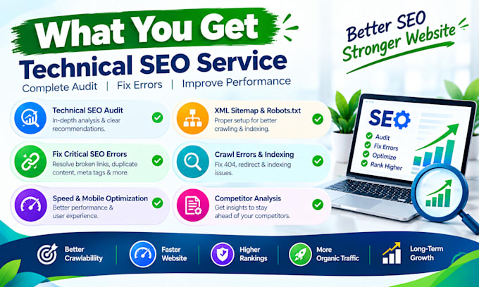 audit and fix technical SEO, indexing, and crawl issues