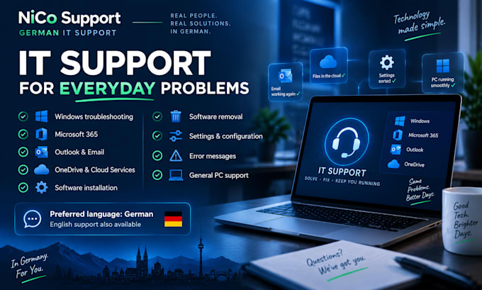 provide professional remote IT support and troubleshooting