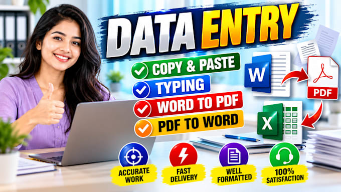 provide accurate and reliable data entry services