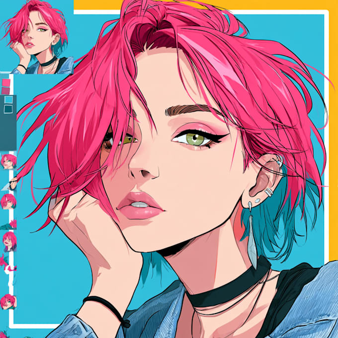 draw your oc in anime style