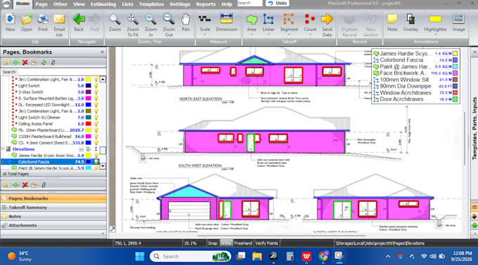 do material takeoff, quantity takeoff and cost estimation
