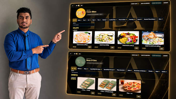 build a restaurant website with online ordering system