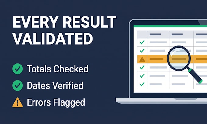 extract invoice and PDF data to excel or json with ai and validation