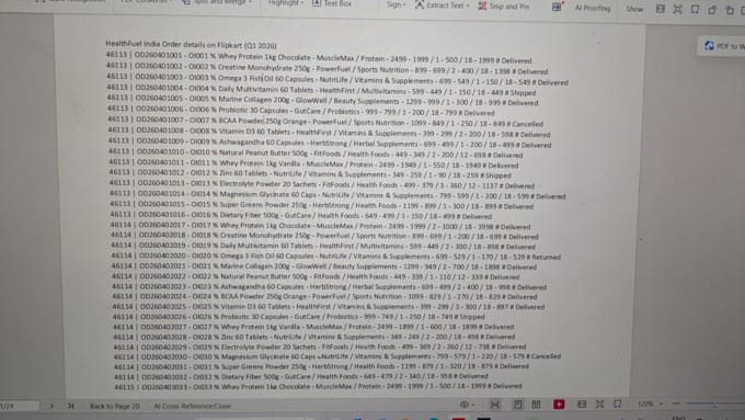 do excel data entry, merge, PDF to excel and data cleaning