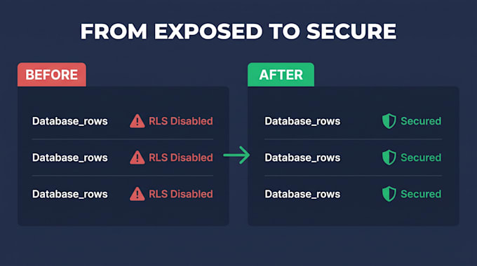 fix supabase rls security and bugs in your lovable bolt replit app