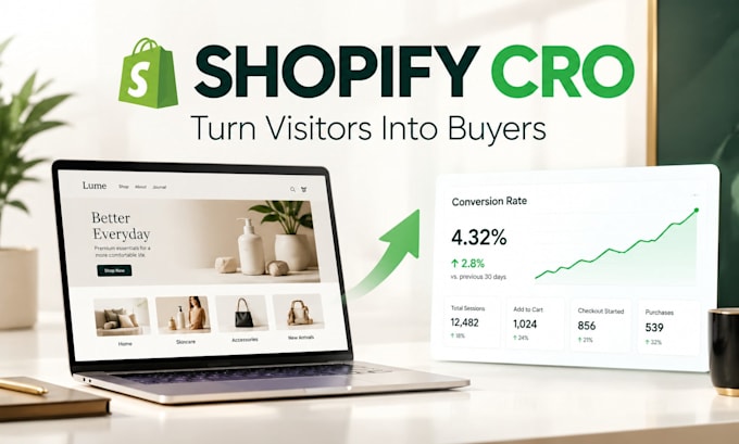 do shopify cro increase store conversion rate ecommerce shopify store audit