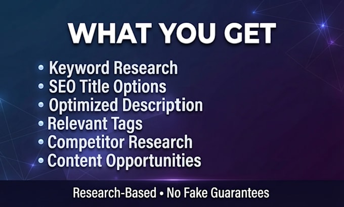 do youtube SEO and keyword research