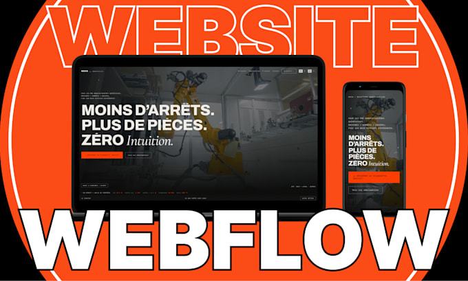 design and build a responsive webflow website