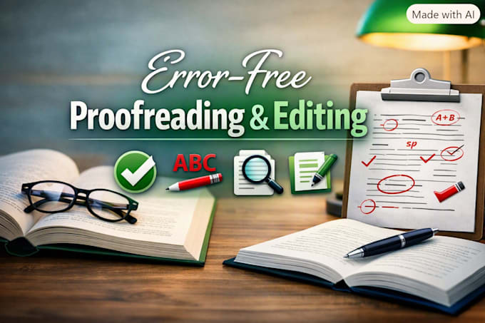 proofread and edit your business documents for clarity and professionalis