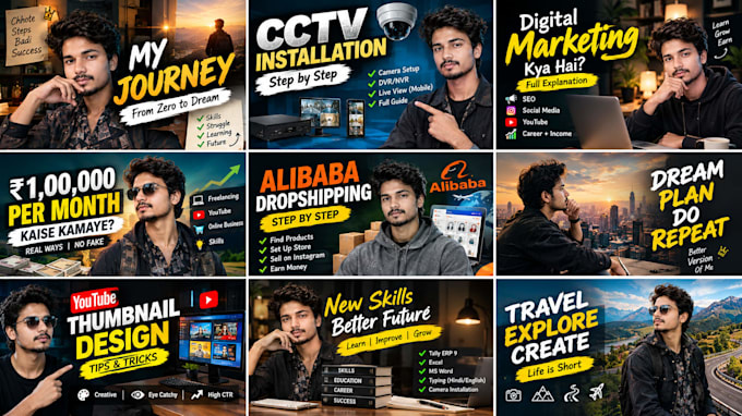 design eye catching youtube thumbnails that get clicks