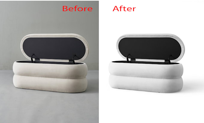 do professional product photo editing and background removal