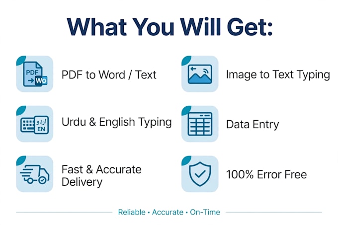 do data entry and typing work