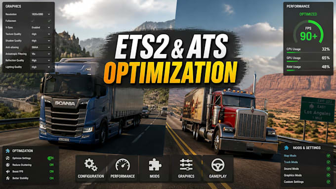 configure ets2 and ats for the best gaming experience