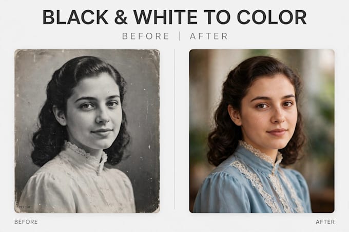 restore old photos professionally and enhance image quality