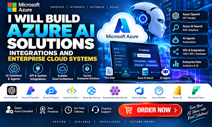 build azure ai solutions integrations and enterprise cloud systems