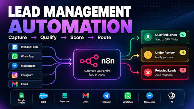 build a lead management and qualification automation system