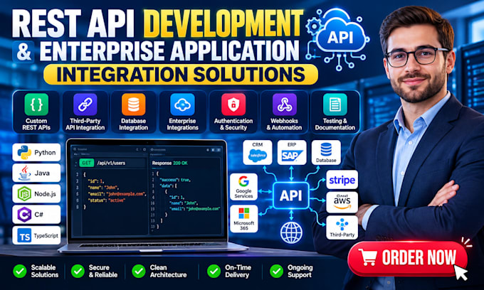 develop rest apis and enterprise application integration solutions