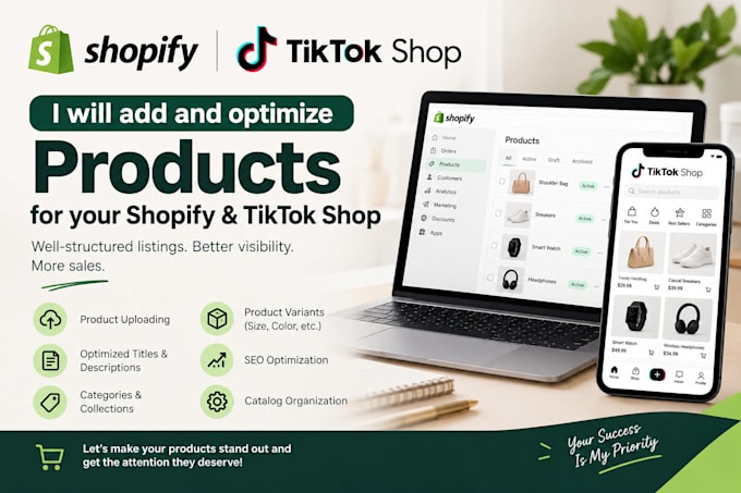 add and optimize products for your shopify tiktok shop