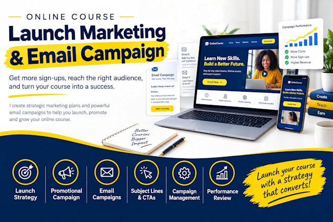 design training manuals and promotional materials for your course