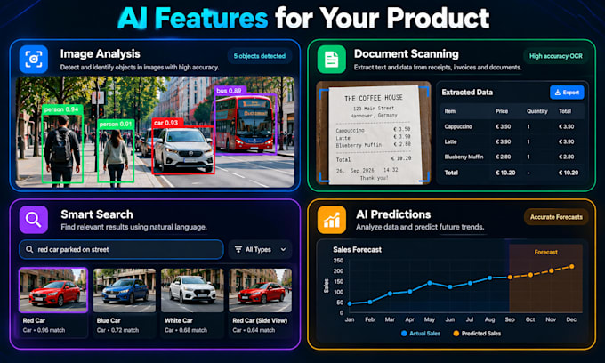 develop a full stack ai powered web application