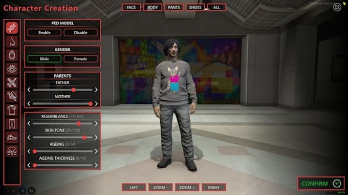 make fivem peds, clothing, kuttes, fivem chains, gta 5 ped, custom clothing pack
