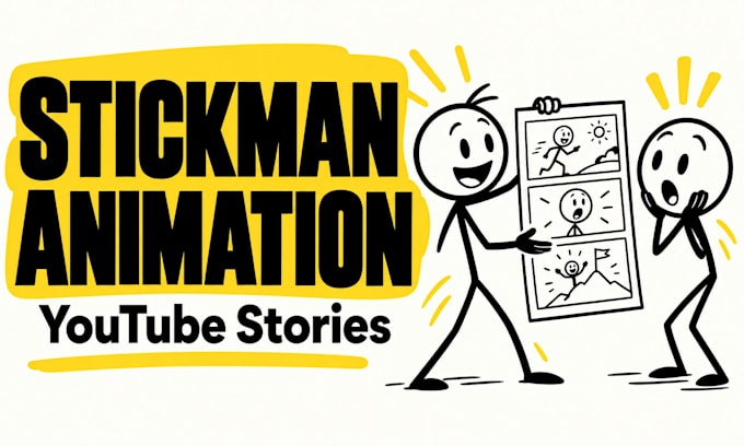 create 2d stickman animation and funny short videos